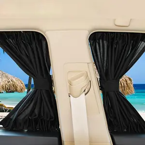 Car Side Window Sun Shades, Durable Foldable Car Sun Shades, Universal Car Sun Shades for Full Coverage & Stylish Protective, Car Privacy Curtain, Automotive Glass Sunshade