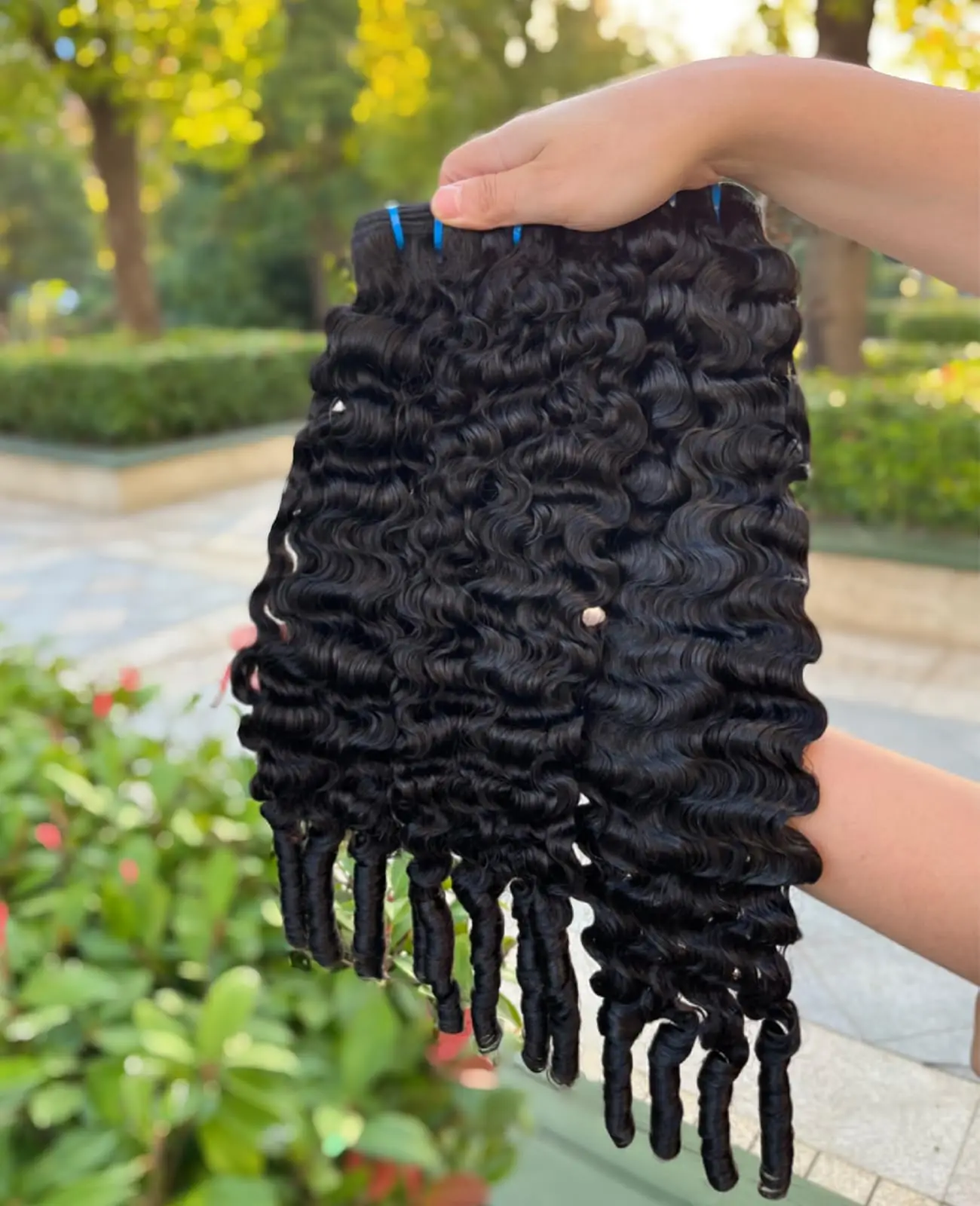 【NEW IN】Lemoda Burmese Curly Bundles Human Hair 100% Unprocessed Virgin Hair Bundles Deals Human Hair Extensions 15A Raw Burmese Curly Natural Black H