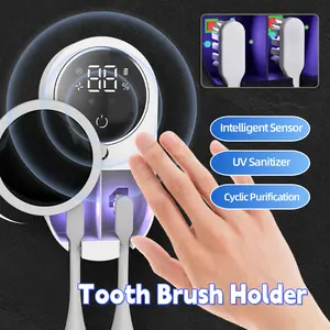 UV Toothbrush Sanitizer & Holder – Portable Sterilizer for Toothpaste & Oral Care Accessories