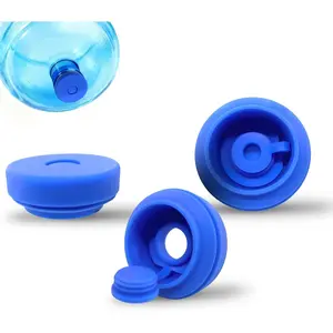 5 Gallon Water Bottle Caps with Hole - 3 Pack  -Grade  Jug  for 55mm Opening, Leak-Proof & Dust-Proof Replacement Caps for Water Dispensers, , Office & Outdoor Use