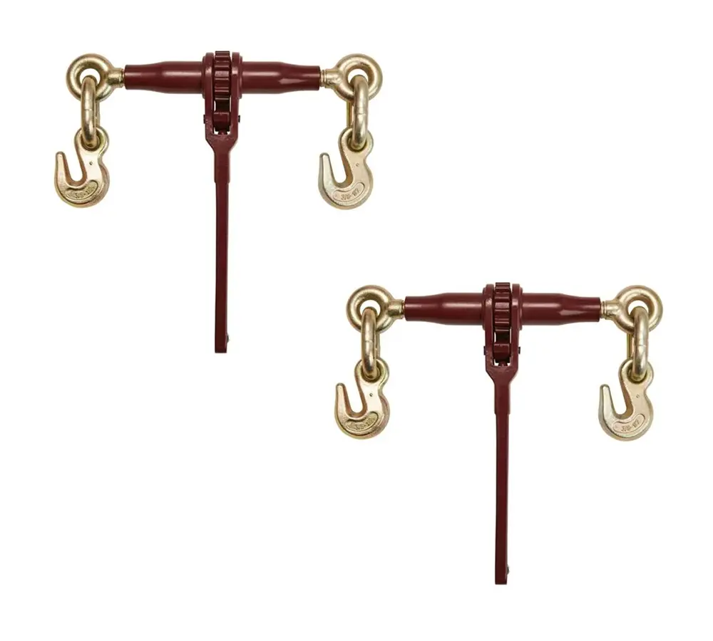 (2 Pack) PRO Chain Binder Ratchet Style 3/8" - 1/2", 12,000lbs WLL