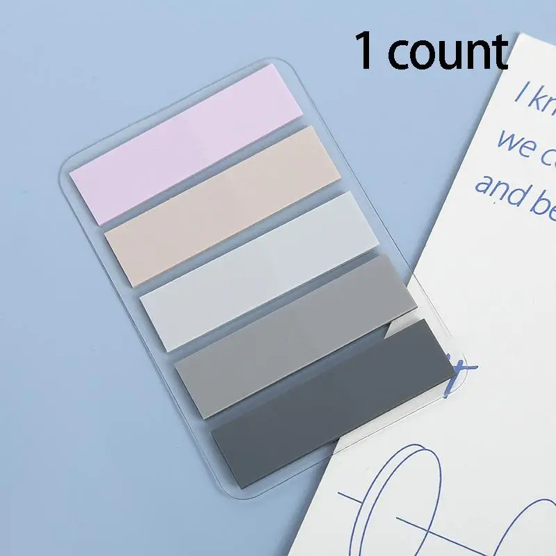 Mixed Color Index Sticky Note, 100pcs/Set Random Color Portable Label Sticker For Office School Stationery, School Student Write Record Memo, Office S