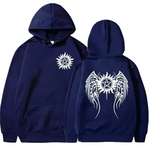 Supernatural Graphic Print Hoodie, Casual Sportswear, supernatural merch, Tv Series Shirt, men's clothing, Winchester Brothers Shirt sweatshirt hoodie For Mens, Womens