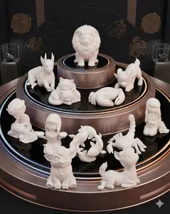 Zodiac Charms - 3D Printed Figurines