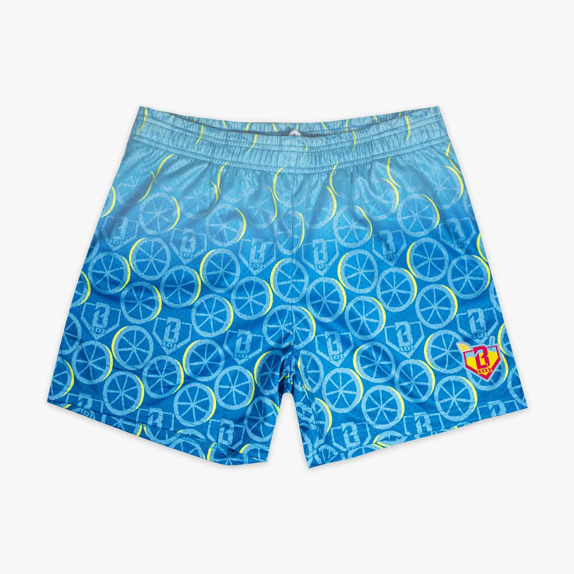 Lemonade Splash Shorts | Quick Dry Summer Mesh | Breathable Comfort Fit | Elastic Waistband
