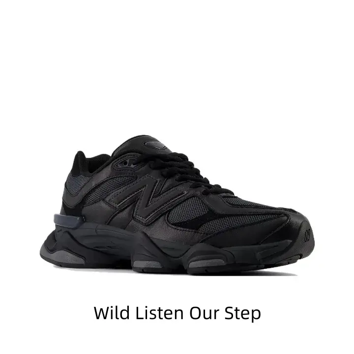 Well-crafted retro chunky dad sneakers made of textured matte black suede and breathable mesh. Unique layered sculpted sole perfect for sneaker rotation collection.