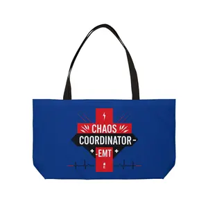 Chaos Coordinator EMT Weekender Tote Bag, Perfect Gift for EMTs, Nurses, Medical Staff, Hospital Swag, Weekend Getaway