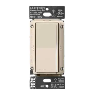 Lutron STCL-153M-LA Sunnata LED+ Touch Dimmer - 150W LED/CFL, Single-Pole/Multi-Location, Light Almond