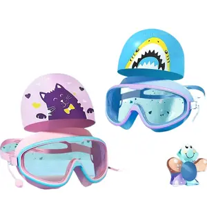 Kids’ Large-Frame Swim Goggles – Coach-Recommended, Anti-Fog, 360° Wide View