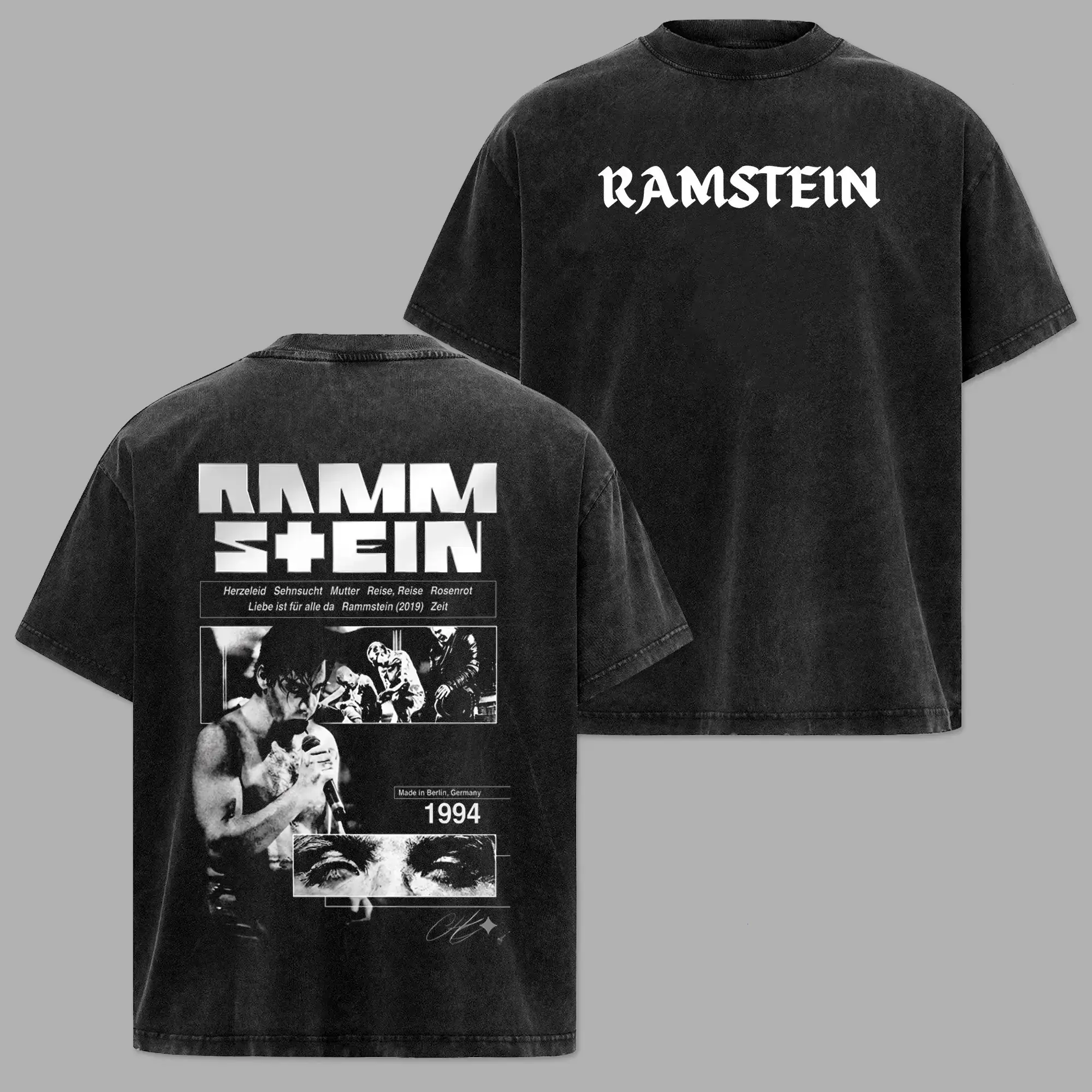 Rammstein band Washde Tee, alternative band merch, trending Washde Tee, Hoodie, 90s graphic tee, vintage graphic tee, grunge aesthetic shirt, classic rock merch Menswear Streetwear Long Sleeve
