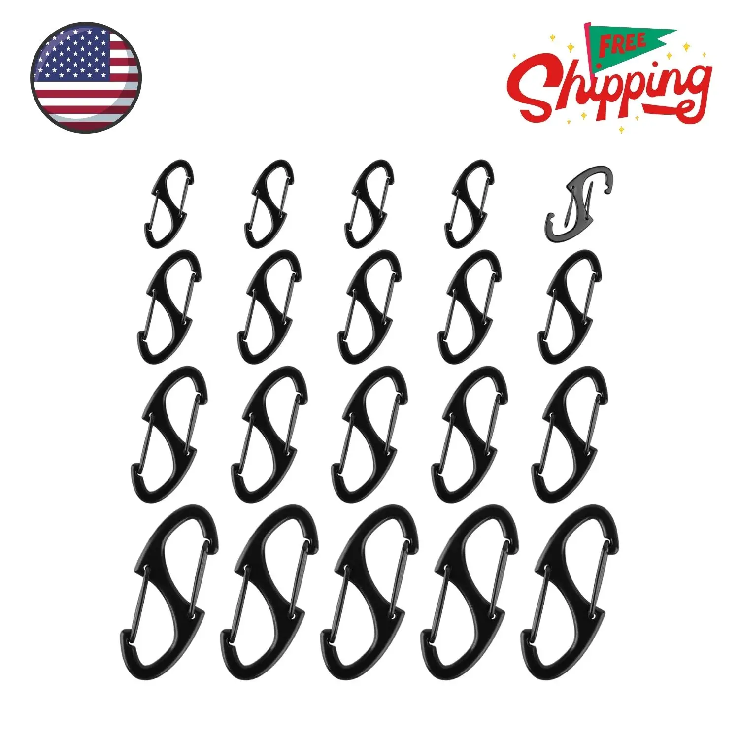 Zipper Clips Anti Theft, 20 Pcs Zipper Pull Locks for Backpacks