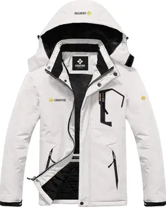 GEMYSE Men'S Mountain Waterproof Ski Snow Jacket Winter Windproof Rain Jacket