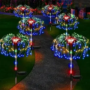 Solar Powered LED Stake Lights, Solar led lamp, 8 Lighting Modes, Outdoor Use, Ideal for Yard, Garden, Pathway, 2/4 Pieces Set