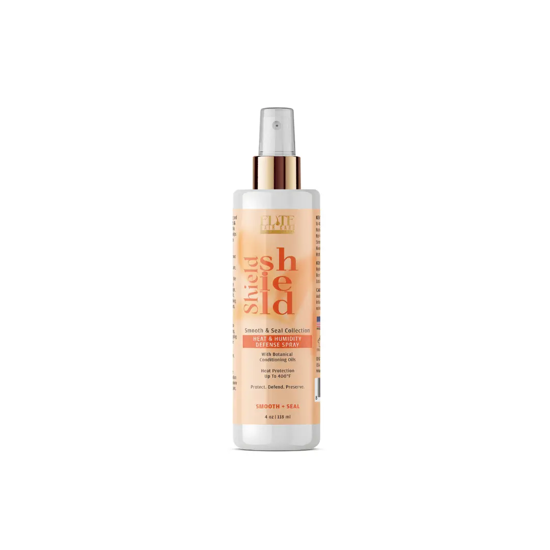 Shield Heat & Humidity Protectant Spray With Split End Defense – Anti Frizz, Smooth & Silky Hair, Heat Damage Protection (Elite Hair Care USA)