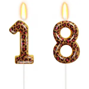 Get ready to party!This leopard print party kit is perfect for a wild 24th birthday party.It comes with candles and a fun cheetah cake topper.