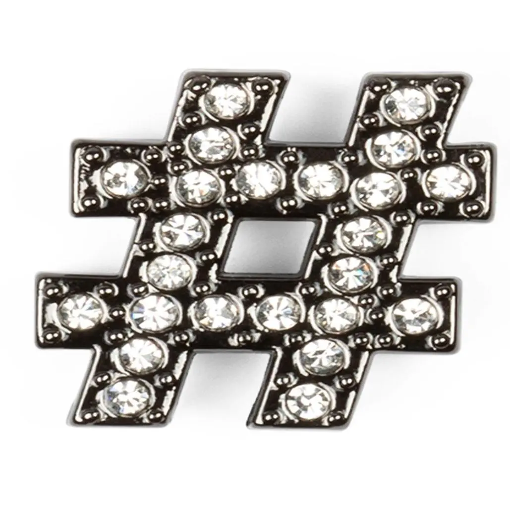 Lug Rhinestone Numeric Charm