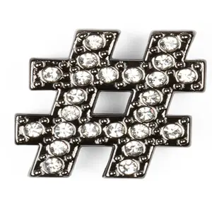 Lug Rhinestone Numeric Charm