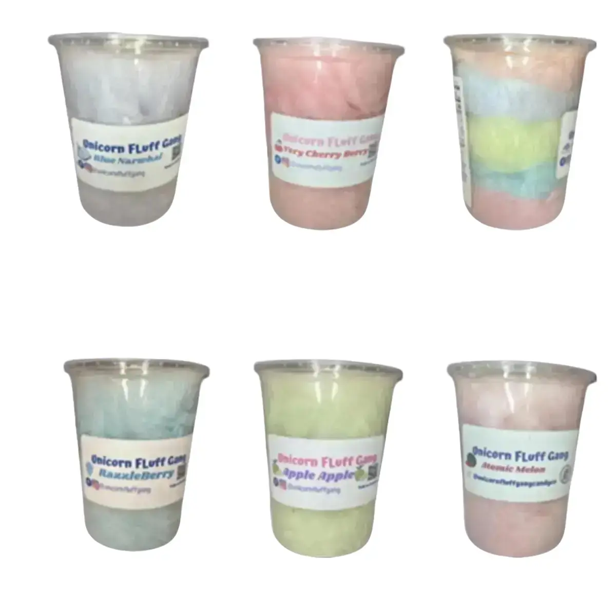 Unicorn Fluff Gang Candy Co Classic Cotton Candy Collection (32oz Tub)