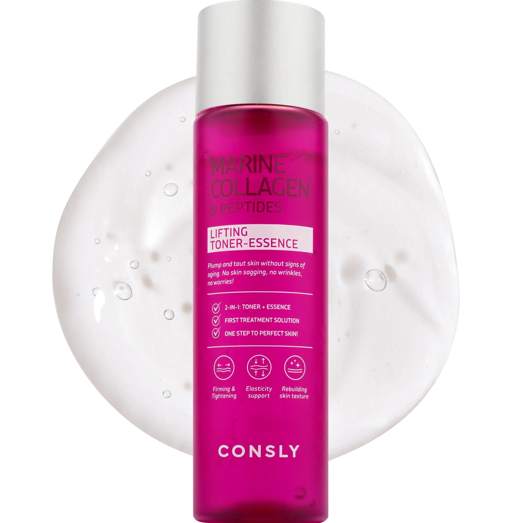 CONSLY Marine Collagen & Peptides Toner Essence | 200 ml / 6.76 fl oz