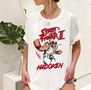 Street Fighter Ryu Hadoken T-Shirt – Vintage Graphic Tee Gift for Gamers