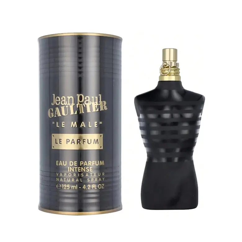 Men's Jean Paul Gaultier Le Male Le Parfum - 4.2oz Amber Woody Eau de Parfum Intense Spray, with Cardamom, Lavender, Iris & Vanilla Notes