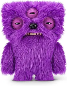 Fuggler Fart Face 9-inch Assortment Series 1 (Alien - Long Pile) by ZURU, Funny Ugly Monster Plush Toy