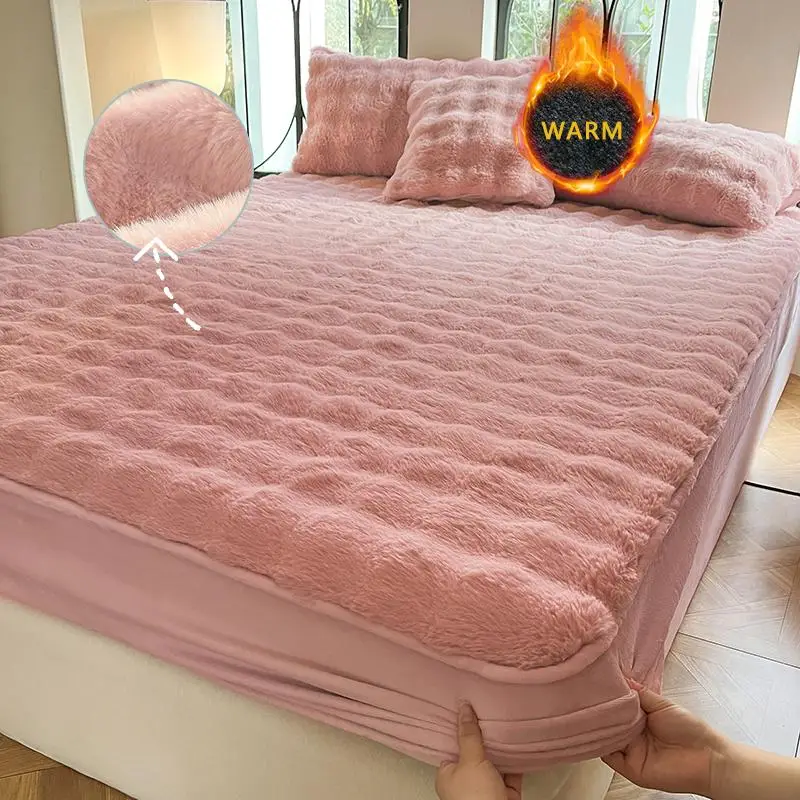 Solid Color Bed Cover, 1 Count Soft Comfortable Bedspread, Warm Bedding Supplies for Bedroom Hotel Dormitory