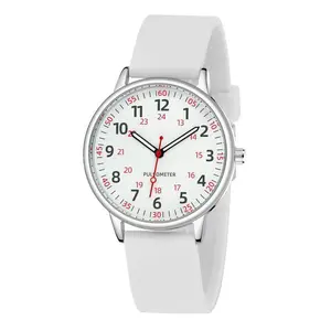 Nurse Watch for Women: Waterproof, Analog with Second Hand, Silicone-banded – Ideal for Nursing Professionals.