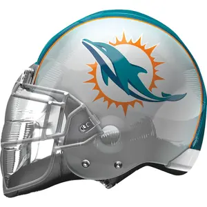 Miami Football Helmet Foil Super Shape Balloon -21 inch