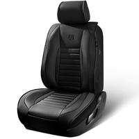 Black Leather Car Seat Cover