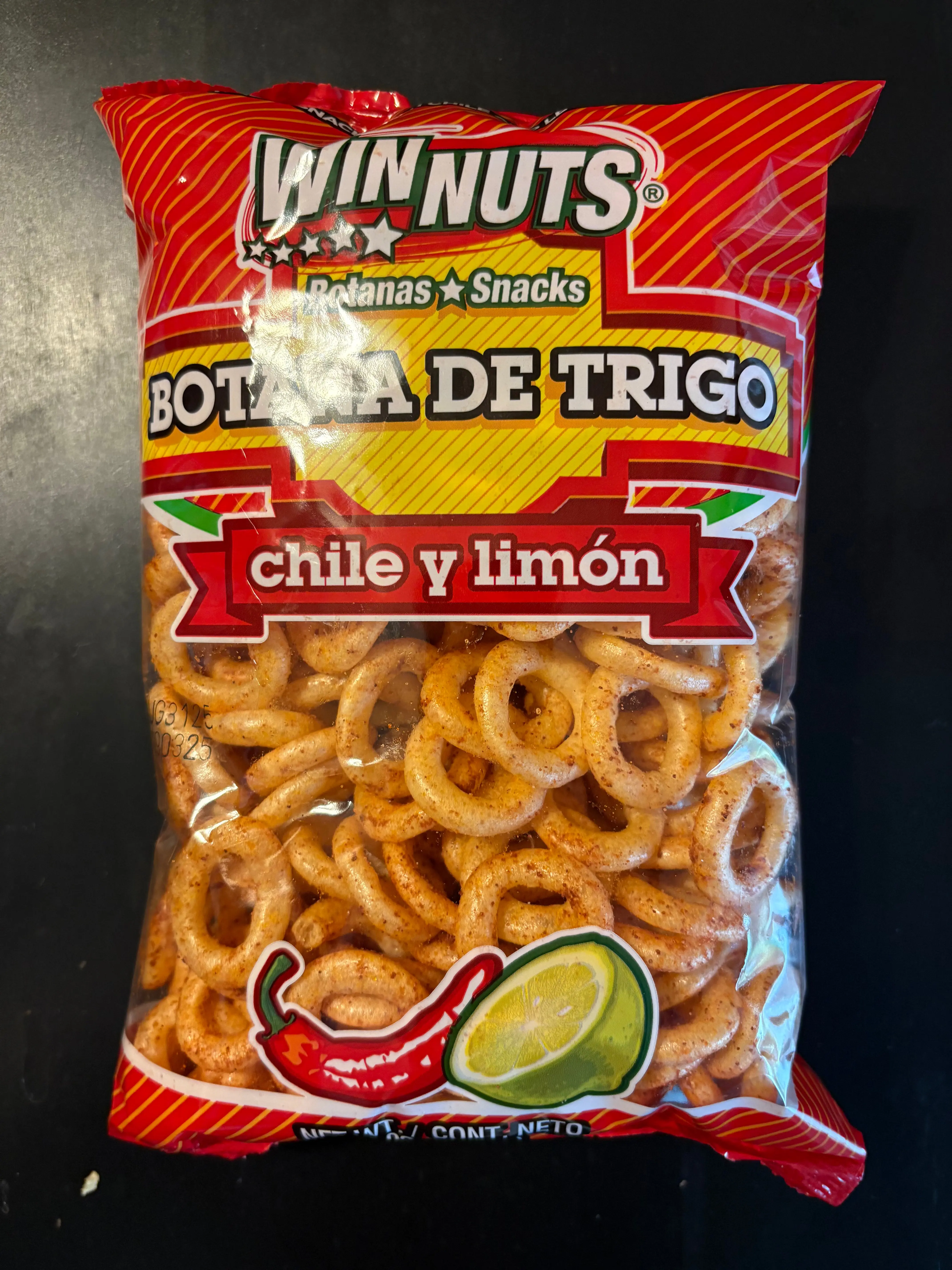 Win Nuts Wheat Snacks- Chile & Lime