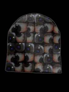 Spring Fall Subculture Eye Print Thin Colorblock Hat, Digital Printed Hat, Unisex Street Style Cap, Versatile Fashion Accessory, Multiple Options Available