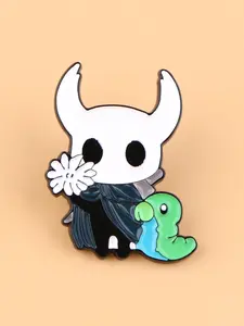 Cartoon Game Character Enamel Pin, Simple Style Badge, Backpack Decoration, Fashion Party Accessory, All Seasons Wear, Durable Metal Pins