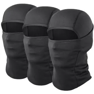 3-Pack Unisex Quick-Dry Balaclava UV Protection Full Face Mask Breathable Windproof for Motorcycle Cycling Skiing Hiking Outdoor Sports