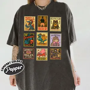 Dungeon Crawler Carl Shirt, Vintage Stamp T-shirt, Sci-Fi Book Lover Tee, The Desperado Club Top, Princess Donut Sweater, New Achievement