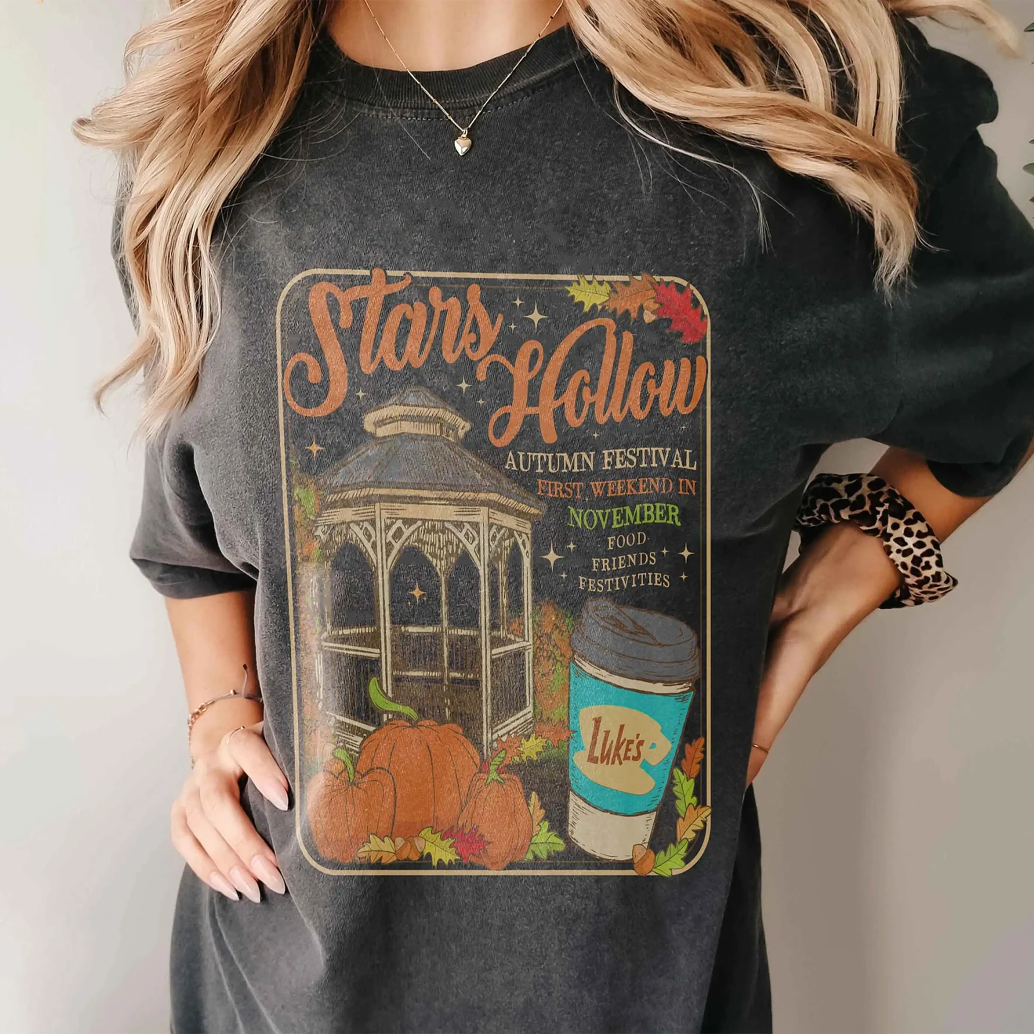 Stars Hollow Connecticut Comfort Colors T-Shirt, Retro Gilmore Girls Shirt, Luke’s Diner Shirt, Founded 1779, Gift for Wife
