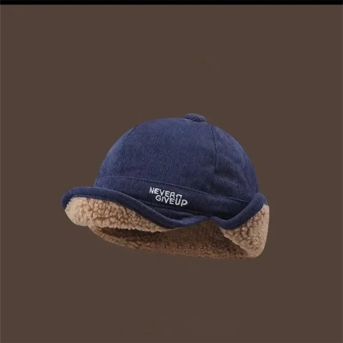 Winter Baseball Cap, Unisex Fleece Lined Cotton Hat with Windproof Ear Flaps and Extended Brim for Biking & Daily Commuting, Hats, Baseball Caps, Ear Protection, Adjustable Size, Hiking Hats, Outdoors