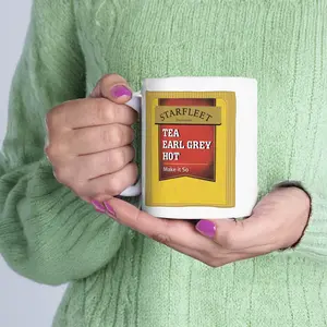 Tea, Earl Grey, Hot The Ultimate Trekkie Mug Earl Grey, Hot Star Trek Picard Next Generation Tea Lover mug, TNG mug, Picard Mug for Trekkies