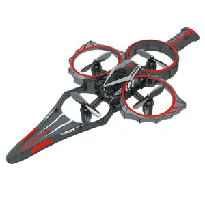 Flying Sword Drone with Magic Light Effects Hand Controlled Flying Toy for Kids Cool Aerial Stunts Remote Control Flying Sword Aircraft Fun Outdoor