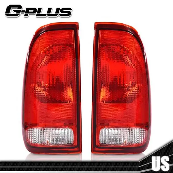 G-PLUS Rear Taillights Set of 2 (LH & RH) - Car Exterior Upgrade Lights for Car, Automotive Lighting Accessories, Fit for 1997-2003 Ford F-150 & 1999-2007 F-250 Super Duty