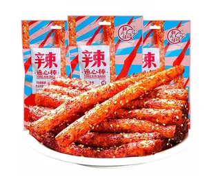 TXDYNLLK Latiao Spicy Strips 3 Packs Latiao Spicy Gluten Classic Chinese Special Snack Food, Vegan, , , 68g/2.39 Ounces per Pack (Pack of 3)