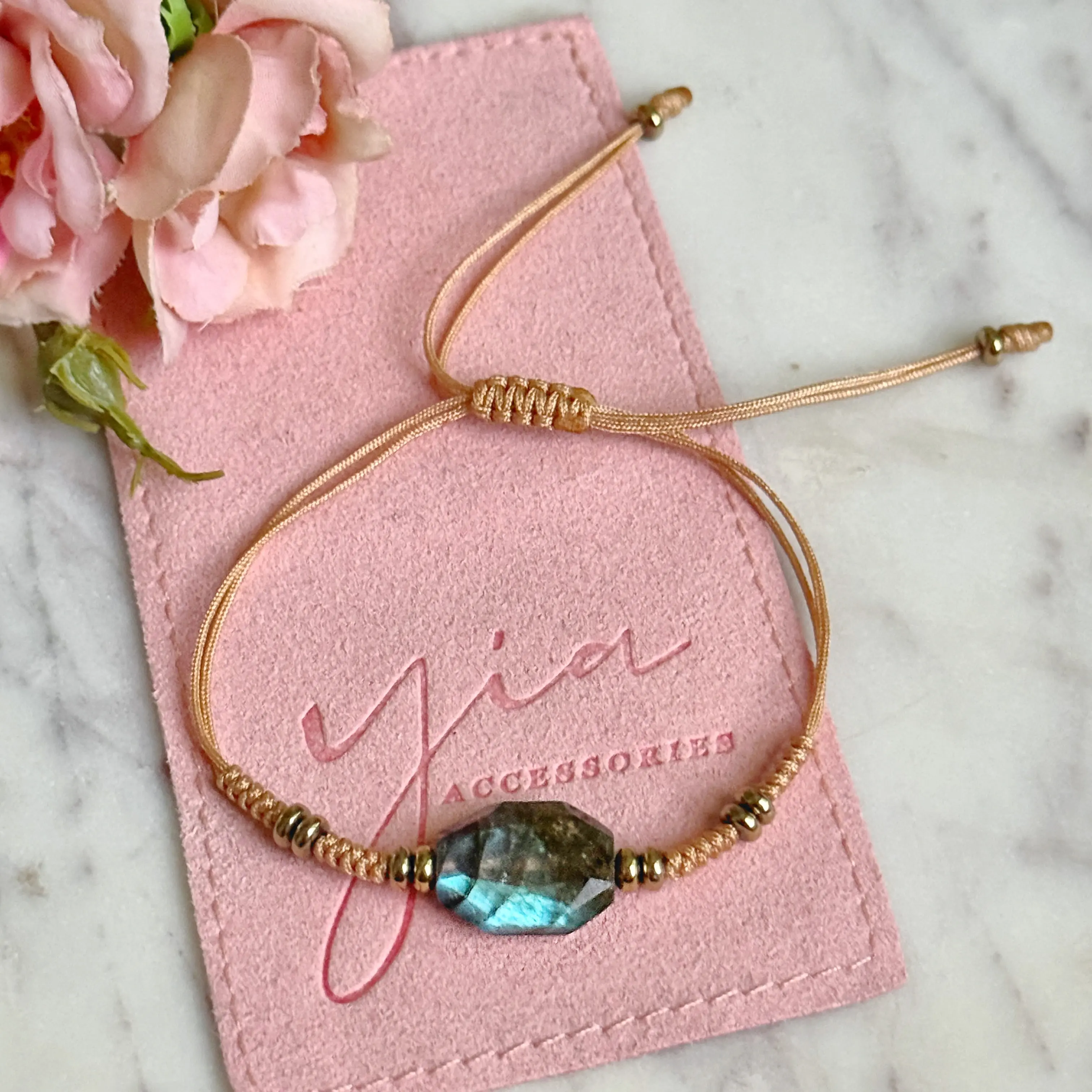 Genuine Labradorite Bracelet for Self-Awareness, Adjustable Beaded Fashion Accessory for Casual and All Occasions, Natural Gemstone Bracelet, Crystal, High Quality Bracelet, Wrist Stack