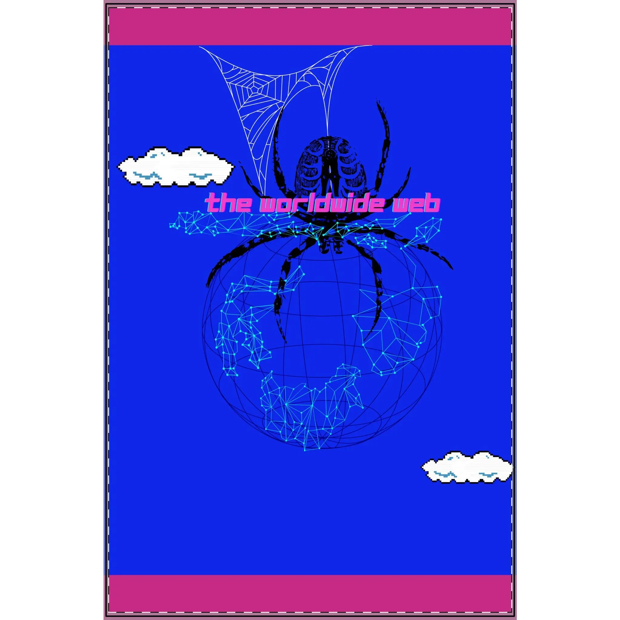 The World Spider Wide Web Cyber poster | Satin Poster