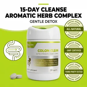 15-DAY Herb Colon Cleanse | Reduce Bloating | Constipation Relief | Okra Fiber Physical Gut Cleansing | Probiotics Boost Gut Immunity