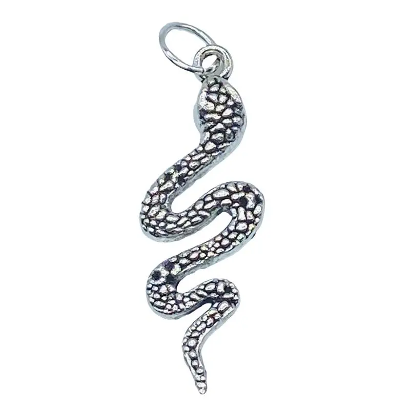 Snake Amulet 1.5 Inch Serpent Pendant — Transformation and Renewal