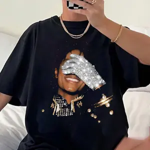 Michael Jackson Glove Graphic Tee, Music MJ King of Pop T-Shirt, a Perfect Gift
