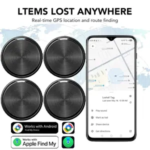 Smart Item Finder Portable Tracker GPS Tracking Mobile Anti Loss Smart Device Key Finder Tag Locator with for Bags Wallets Backpacks Pets Keys Luggage  Waterproof