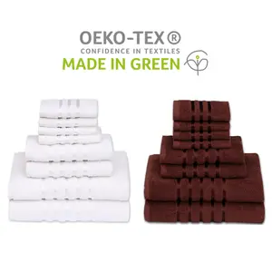 Ruvanti 27x54 Absorbent Cotton Hand & Face Shower Towel Set Spa Bathroom Towel Set 8 Piece Bath Towel Set with  Softness & Durability, Thinness and Lightness Cotton Lightweight Essential basic item for guest bathroom hotel spa family bathrooms and showers