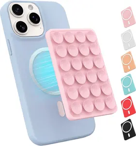 Octo Cup Buddy Chalk  Suction Phone Mount for MagSafe Case Removable Hands-Free Selfie Video Holder for Instagram Influencer Creator