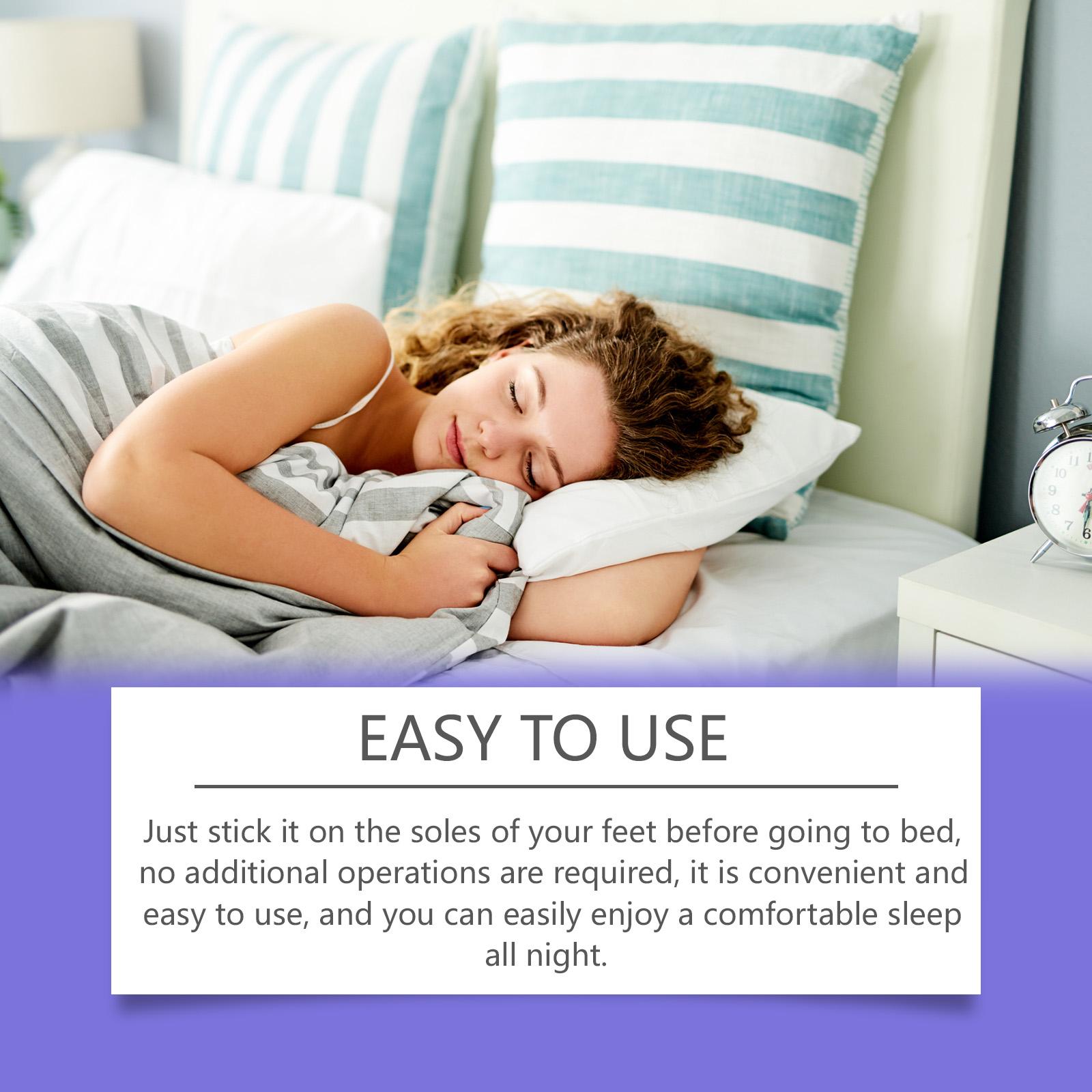 Relaxing Foot Spa Patches for Achy Feet. Deep Cleansing Foot Pads for Stress Relief & Better Sleep, Enriched with Magnesium Glycinate & Valerian Root - 10 Patches